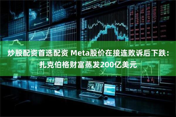 炒股配资首选配资 Meta股价在接连败诉后下跌：扎克伯格财富蒸发200亿美元